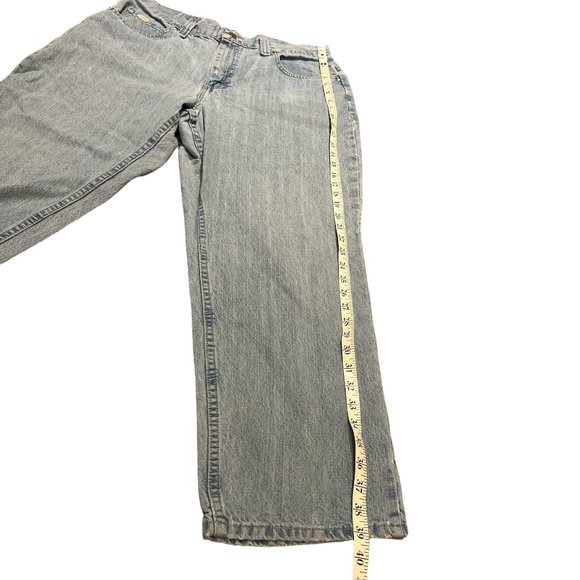 RIDERS BY LEE Jeans Lt Wash 34" Waist Length 39 1/2" Mom Style High Waist - Picture 14 of 16